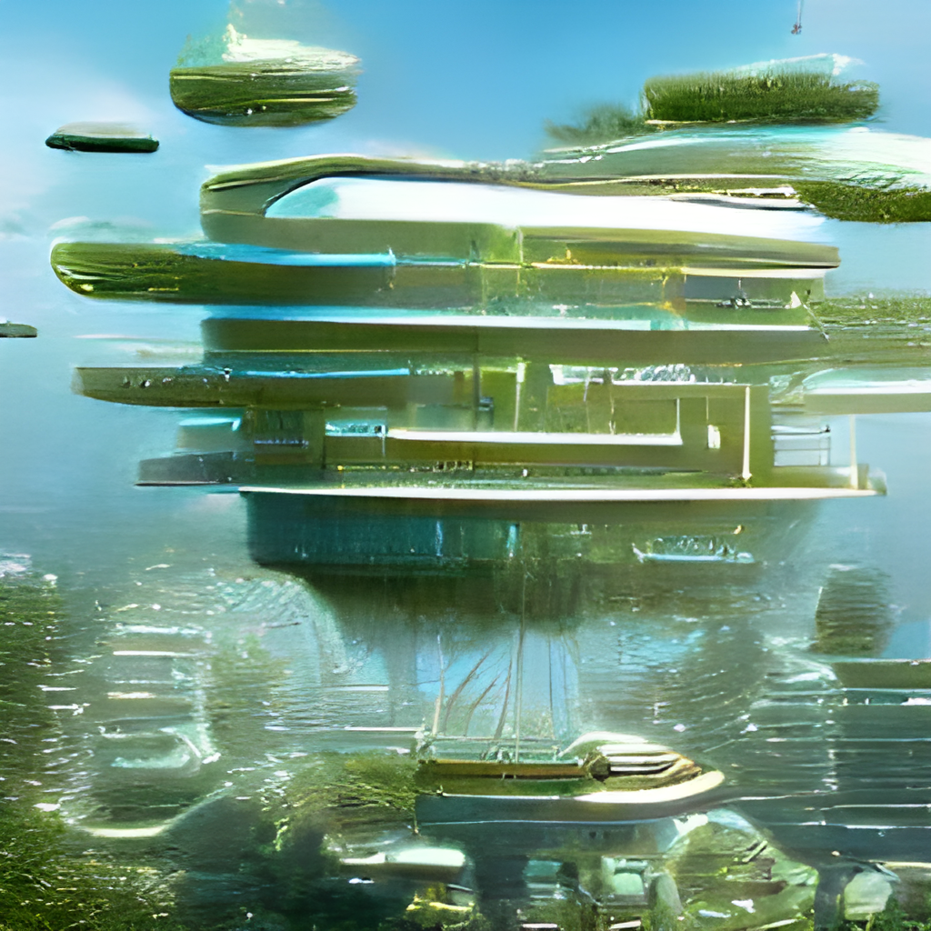 AI Art: Dense Solarpunk City by @eyo1991